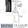 Bristan Prism Shower Pole Diverter To Handset Spares